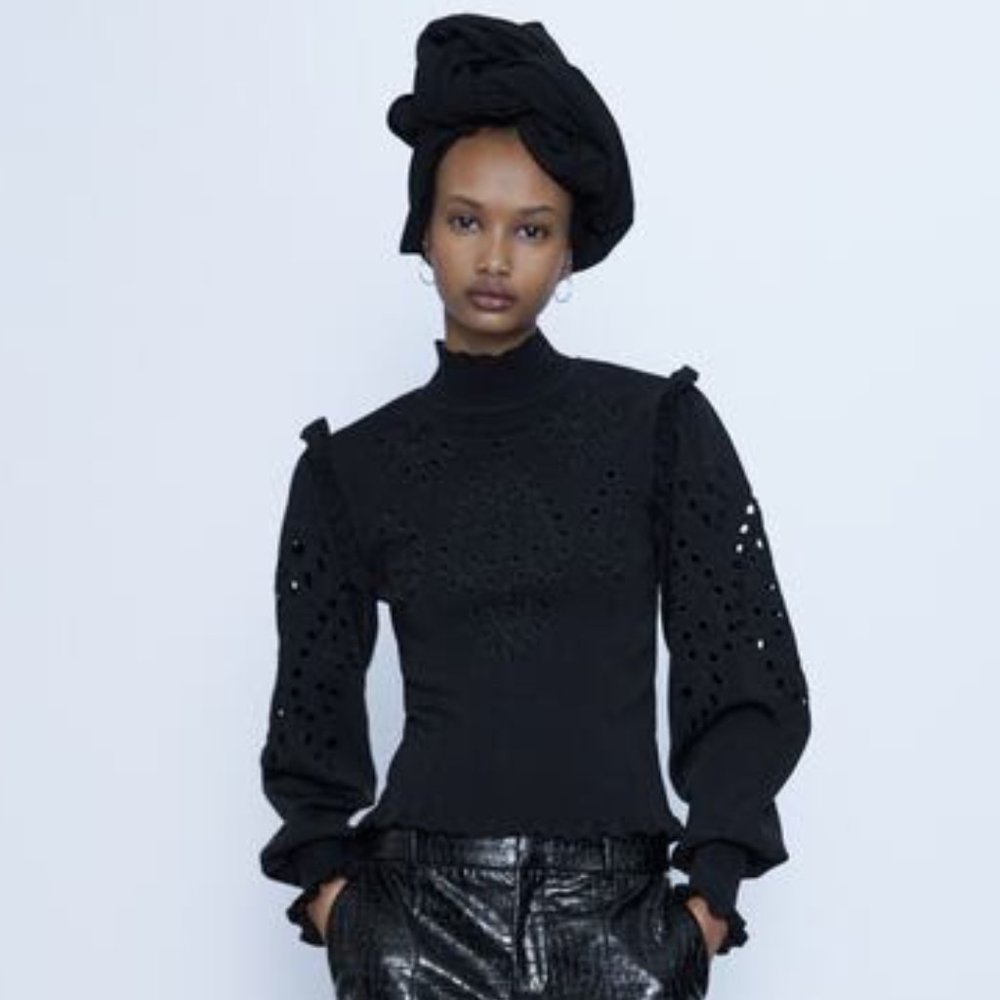 Zara Limited Edition Cutout Top